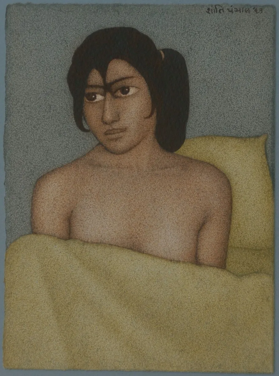 Shanti Panchal, Woman in Bed, 2013