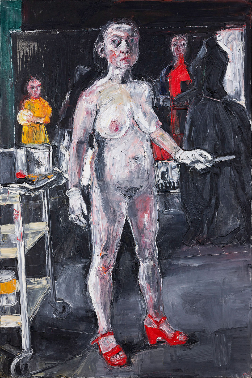 Shani Rhys James, Red shoes and Palette Knife, 2008