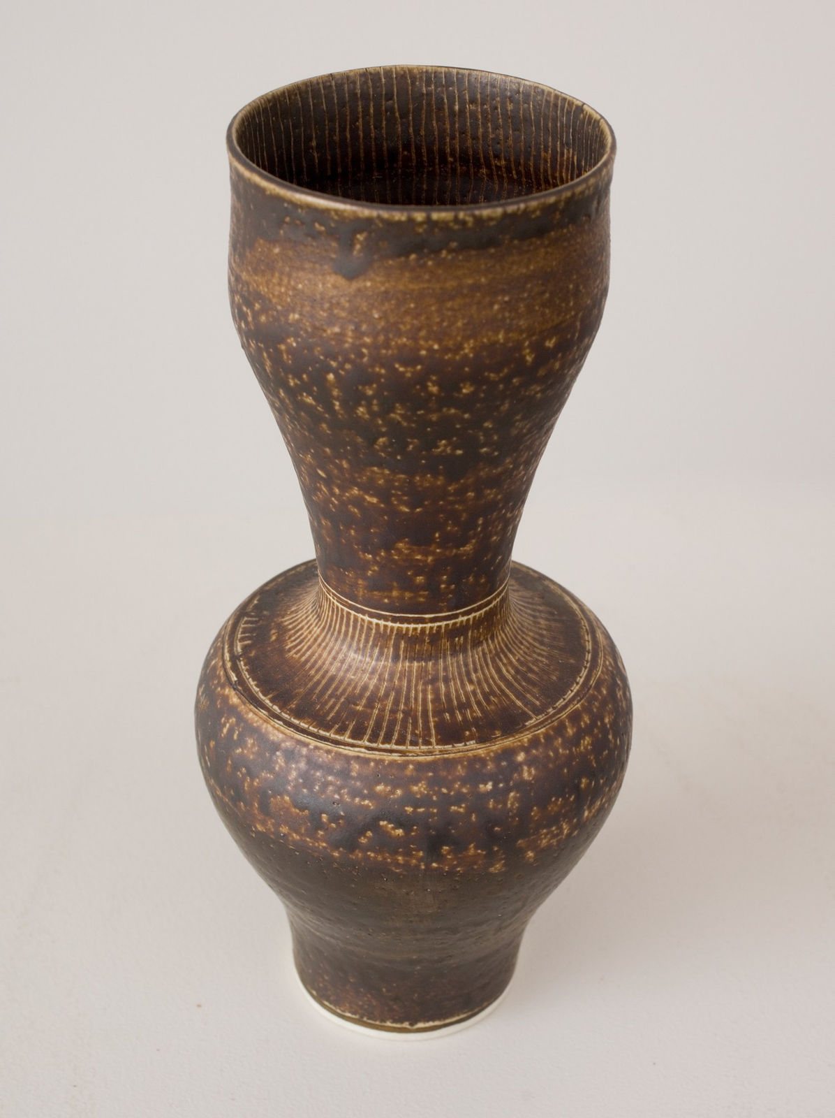Lucie Rie, Bottle Vase, 1980, c.