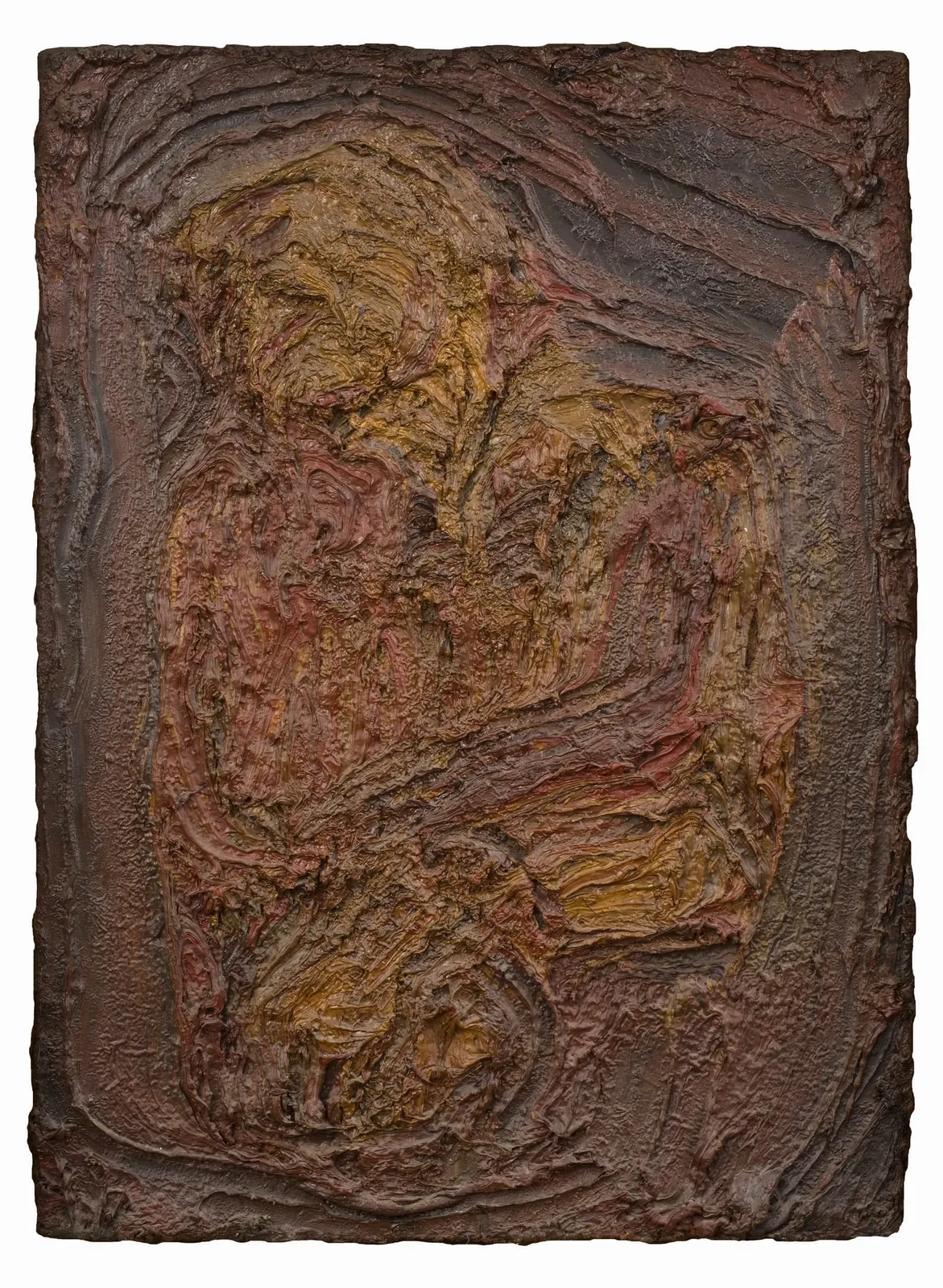 Leon Kossoff, Seated Figure No. 1, 1958