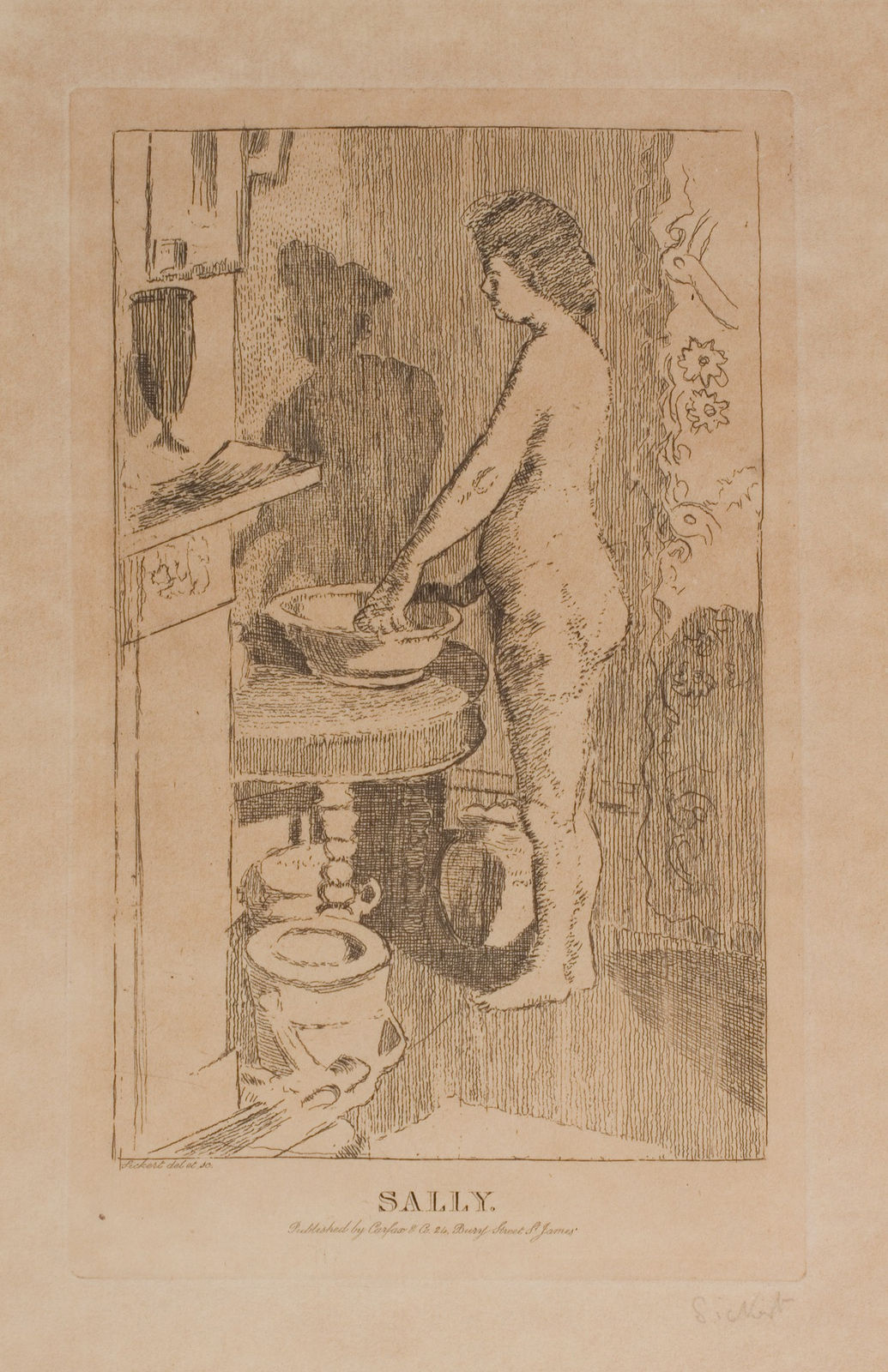 Walter Sickert, Sally (The Small Plate), 1911, c.