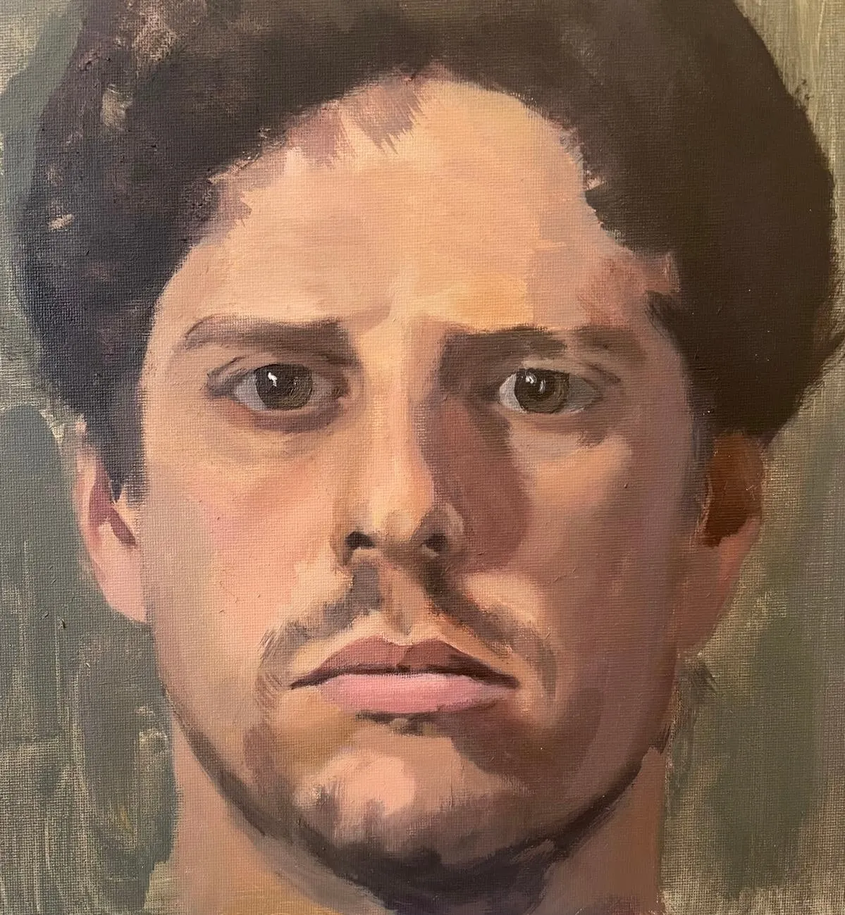 Frank Kerr, Self-Portrait at the beginning., 2024