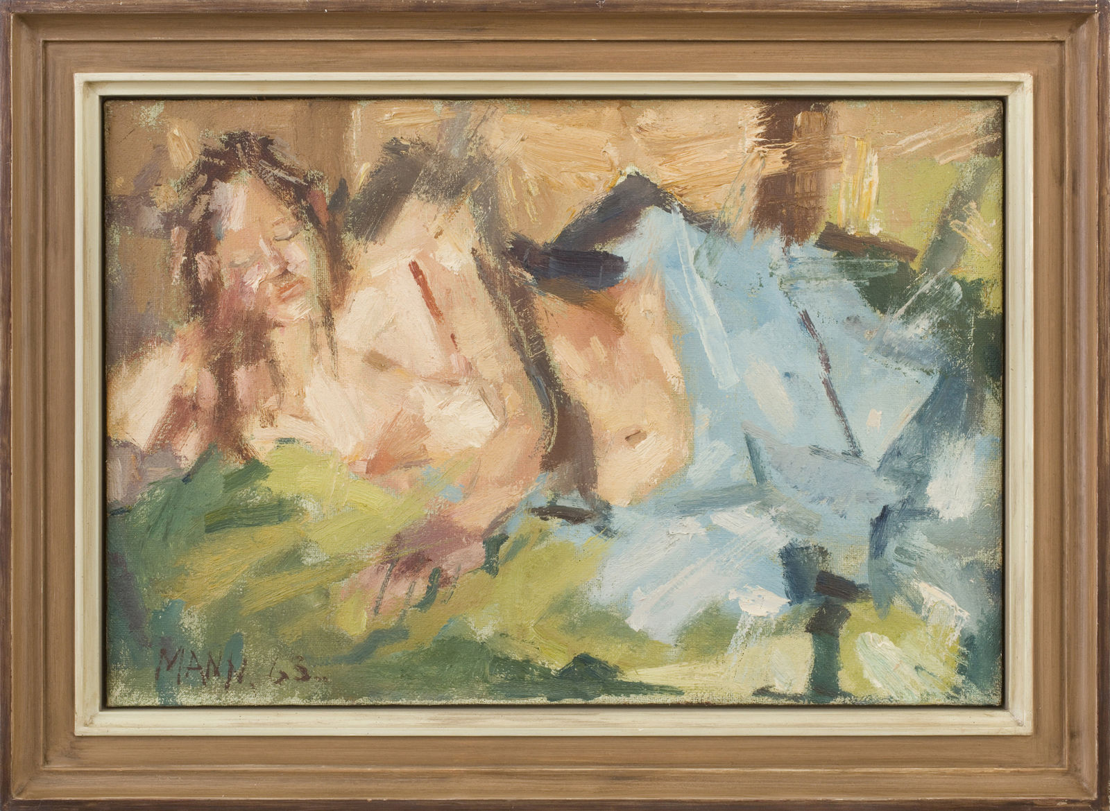 Cyril Mann, Reclining Nude II, 1963