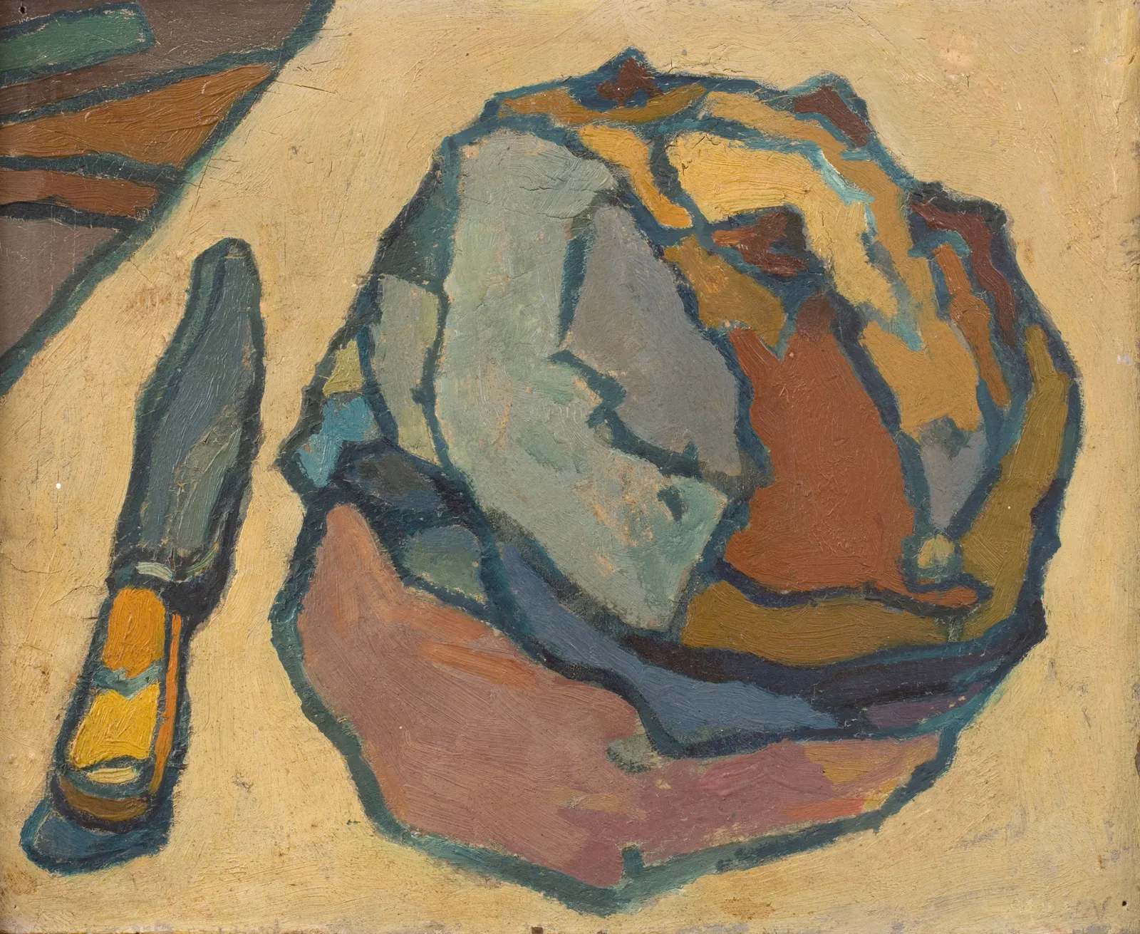 Cyril Mann, Knife and Bread , 1955 c.