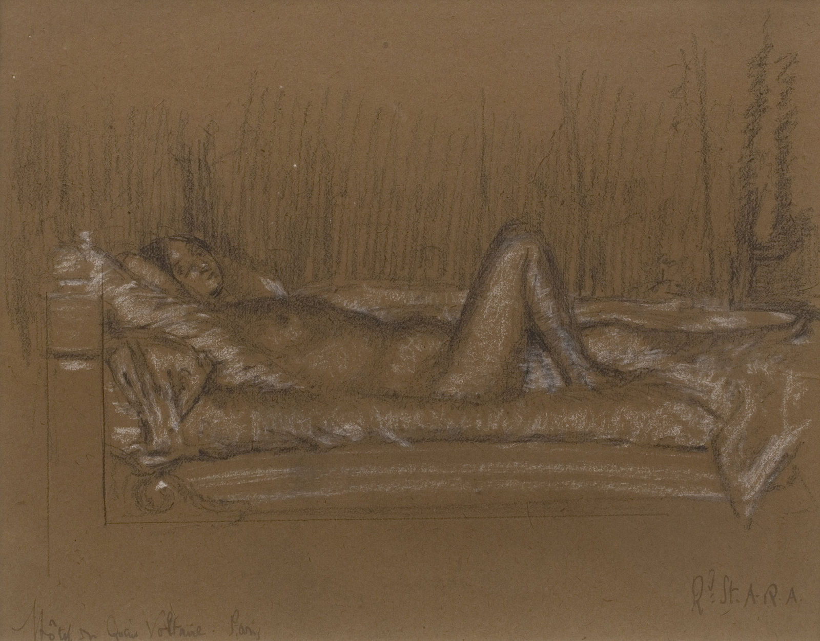 Walter Sickert, Hôtel du Quai Voltaire, Paris, 1906, c.