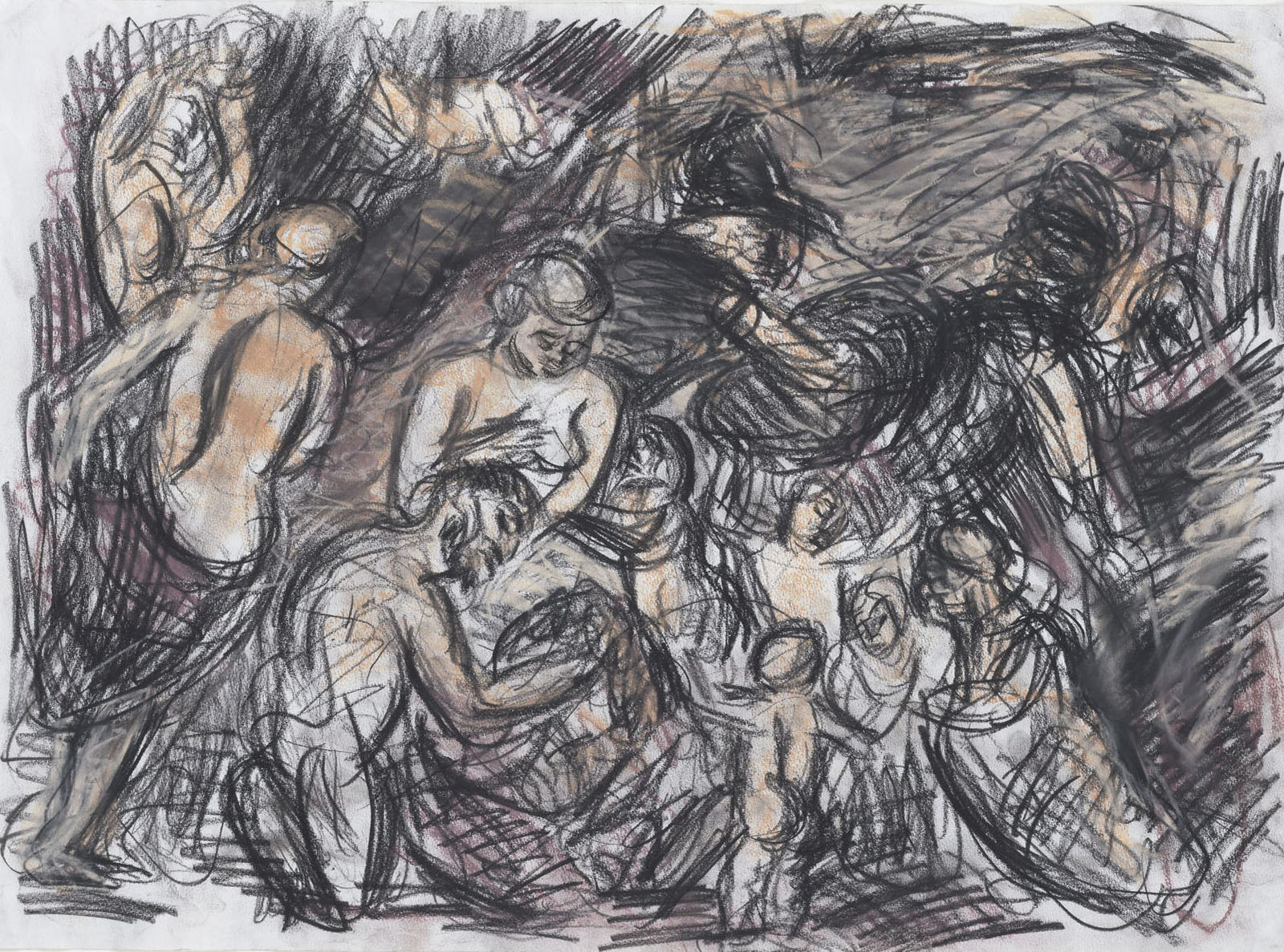 Leon Kossoff, From Rubens 'Minerva Protects Pax from Mars (Peace and War), 1995-96