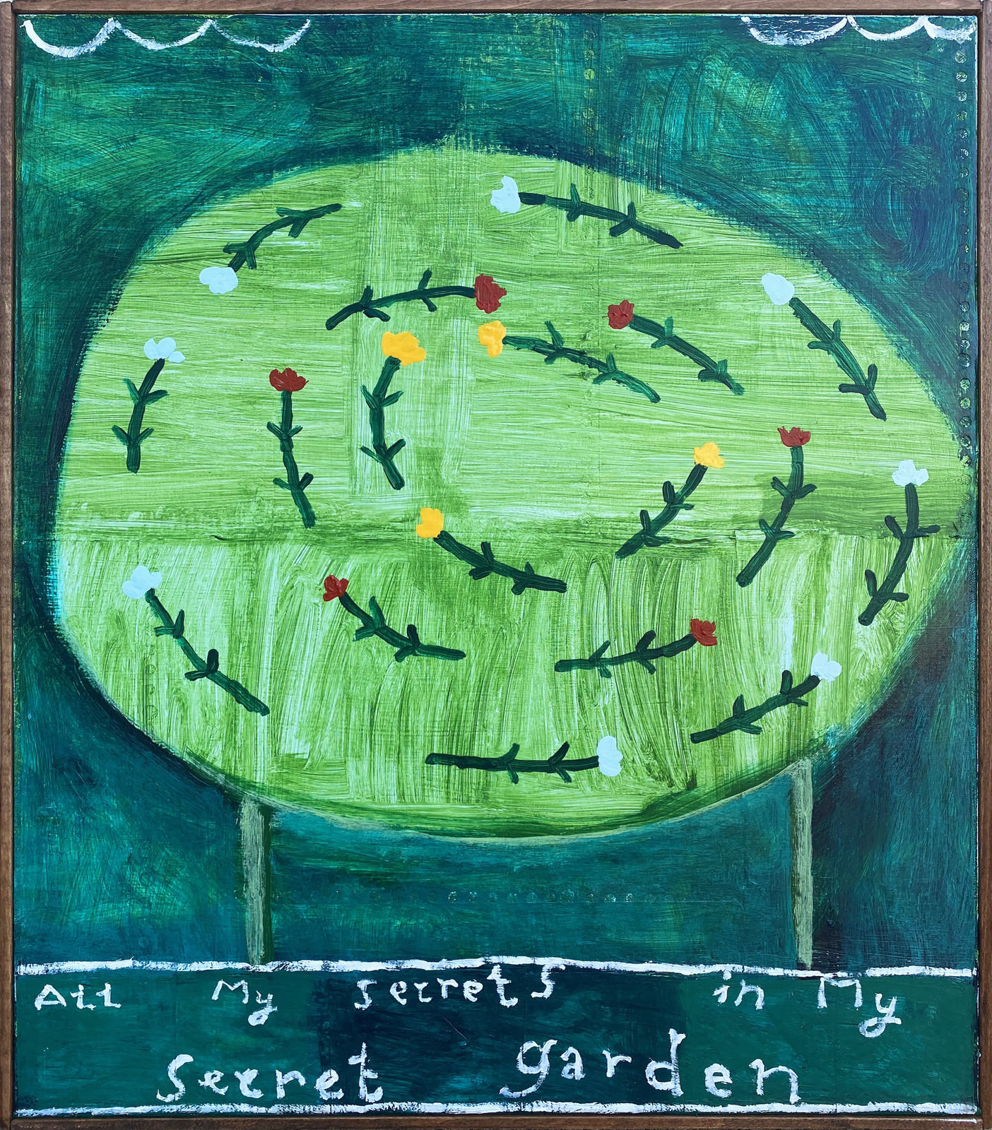 Galina Munroe, All My Secrets in my Secret Garden, 2021