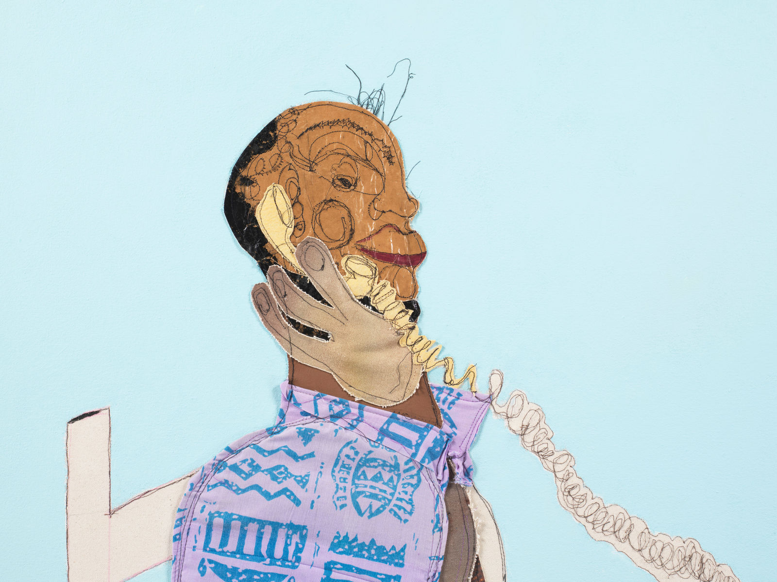 Tschabalala Self, Telephone, 2020