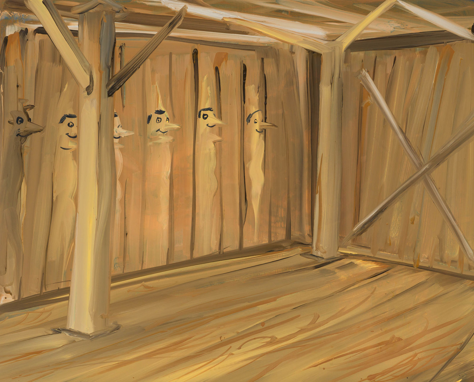 Tala Madani, Pinocchio Rehearsal, 2021