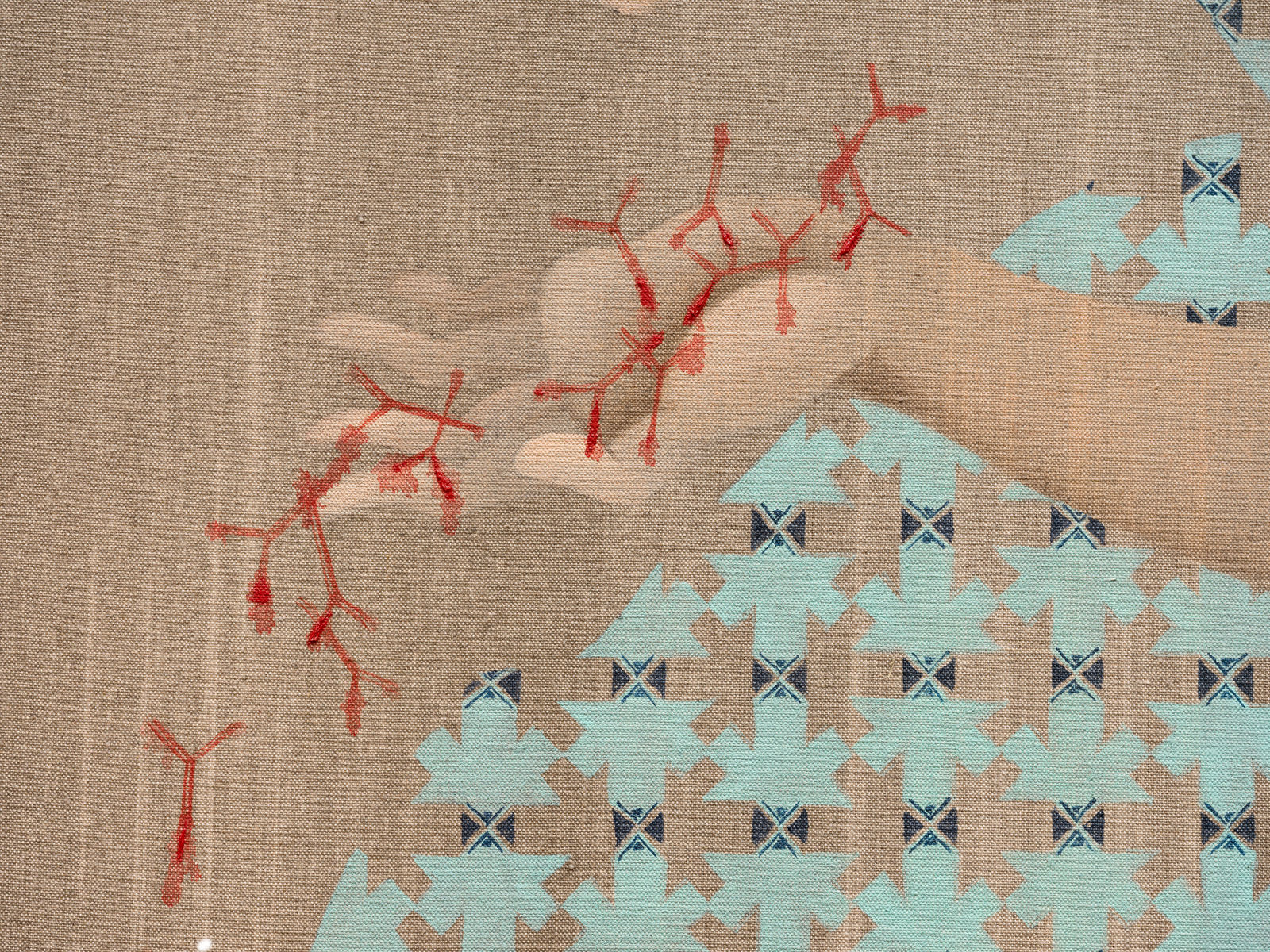 Hayv Kahraman, AntiBody outpour, 2021