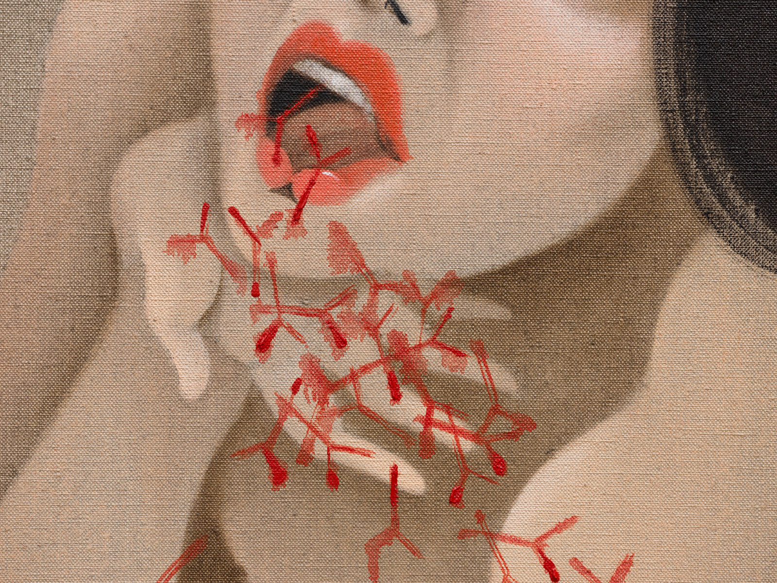 Hayv Kahraman, AntiBody outpour, 2021