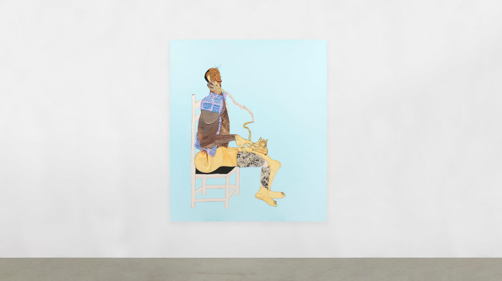 Tschabalala Self, Telephone, 2020