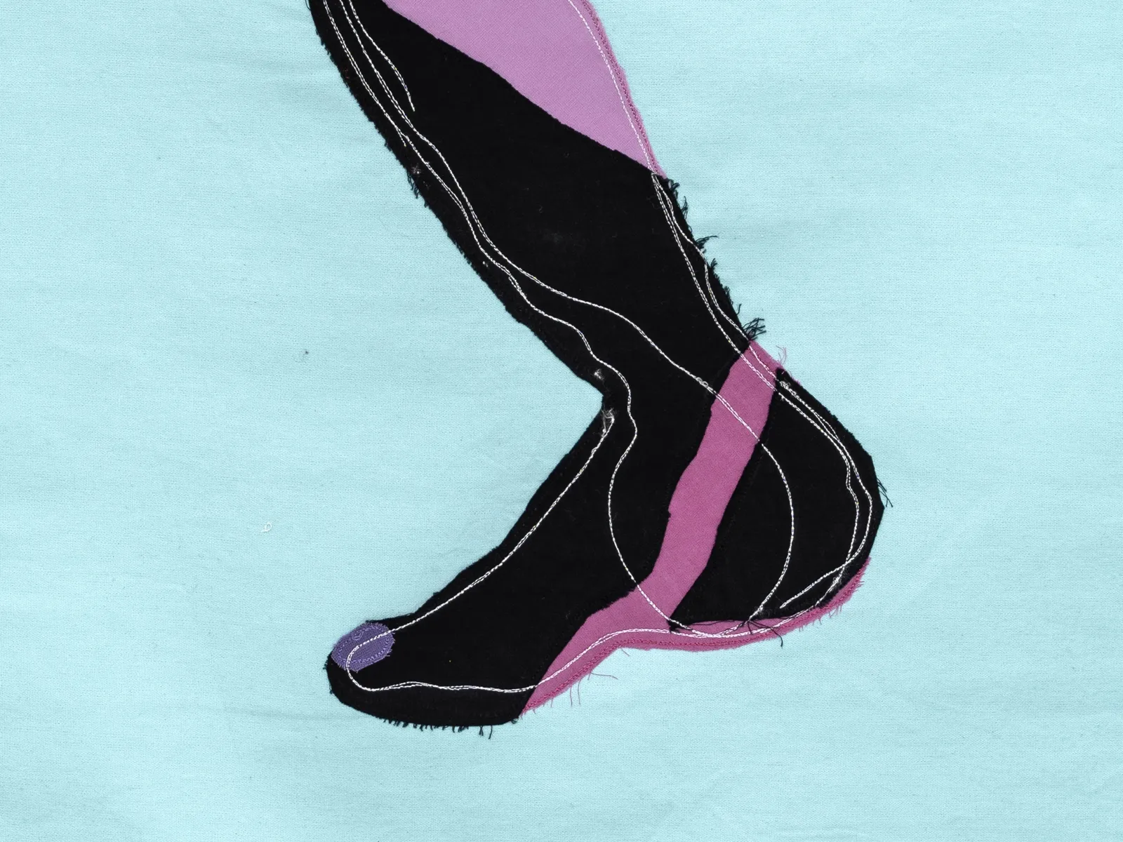 Tschabalala Self, Sapphire, 2020