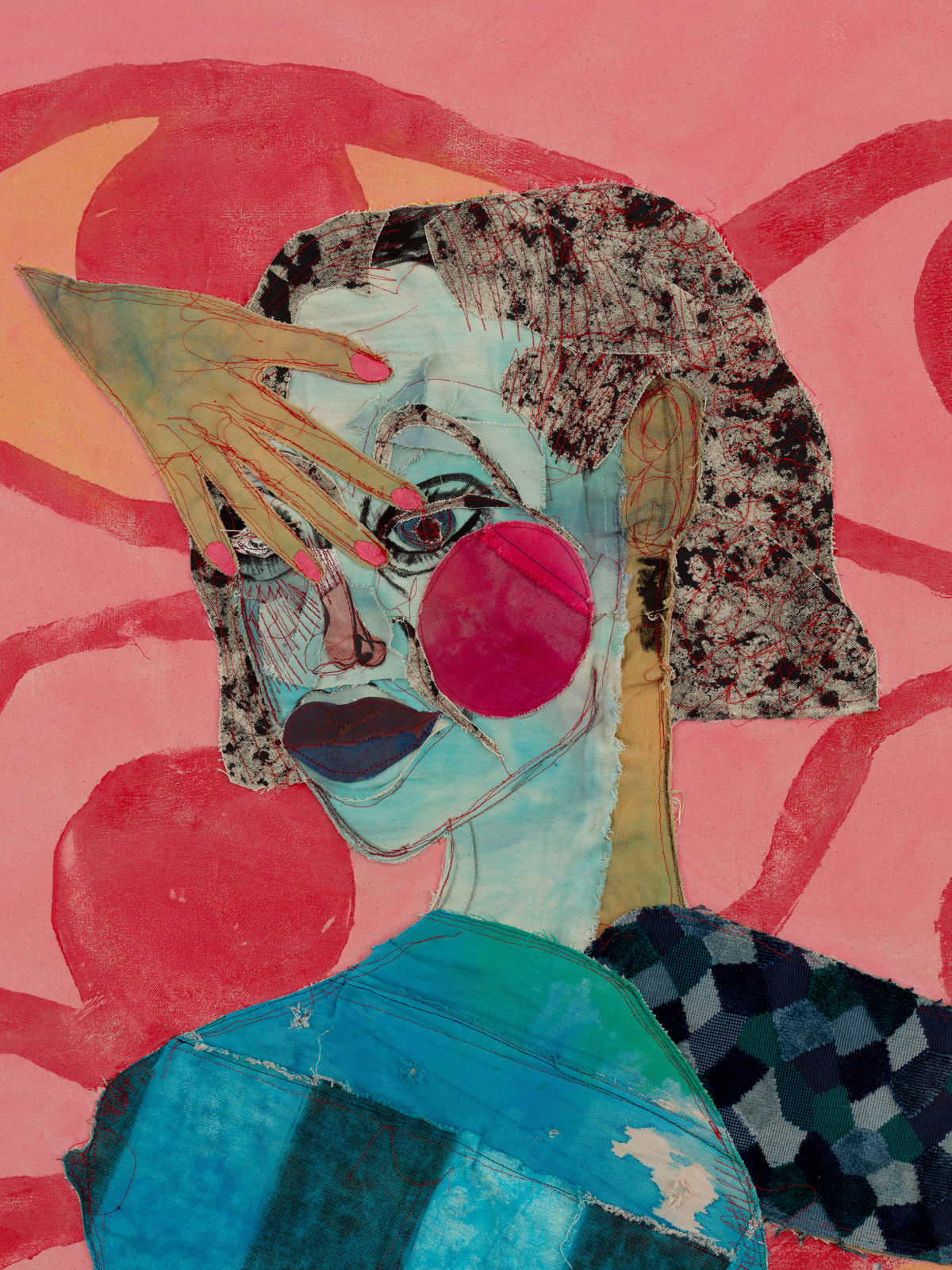 Tschabalala Self, See No, 2023