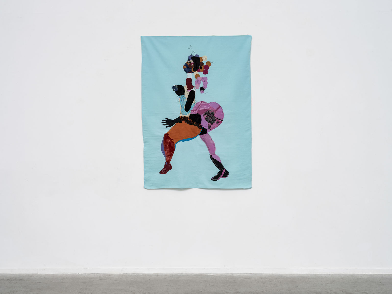 Tschabalala Self, Sapphire, 2020