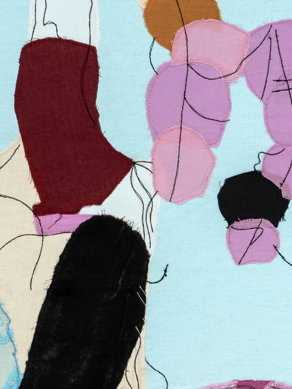 Tschabalala Self, Sapphire, 2020