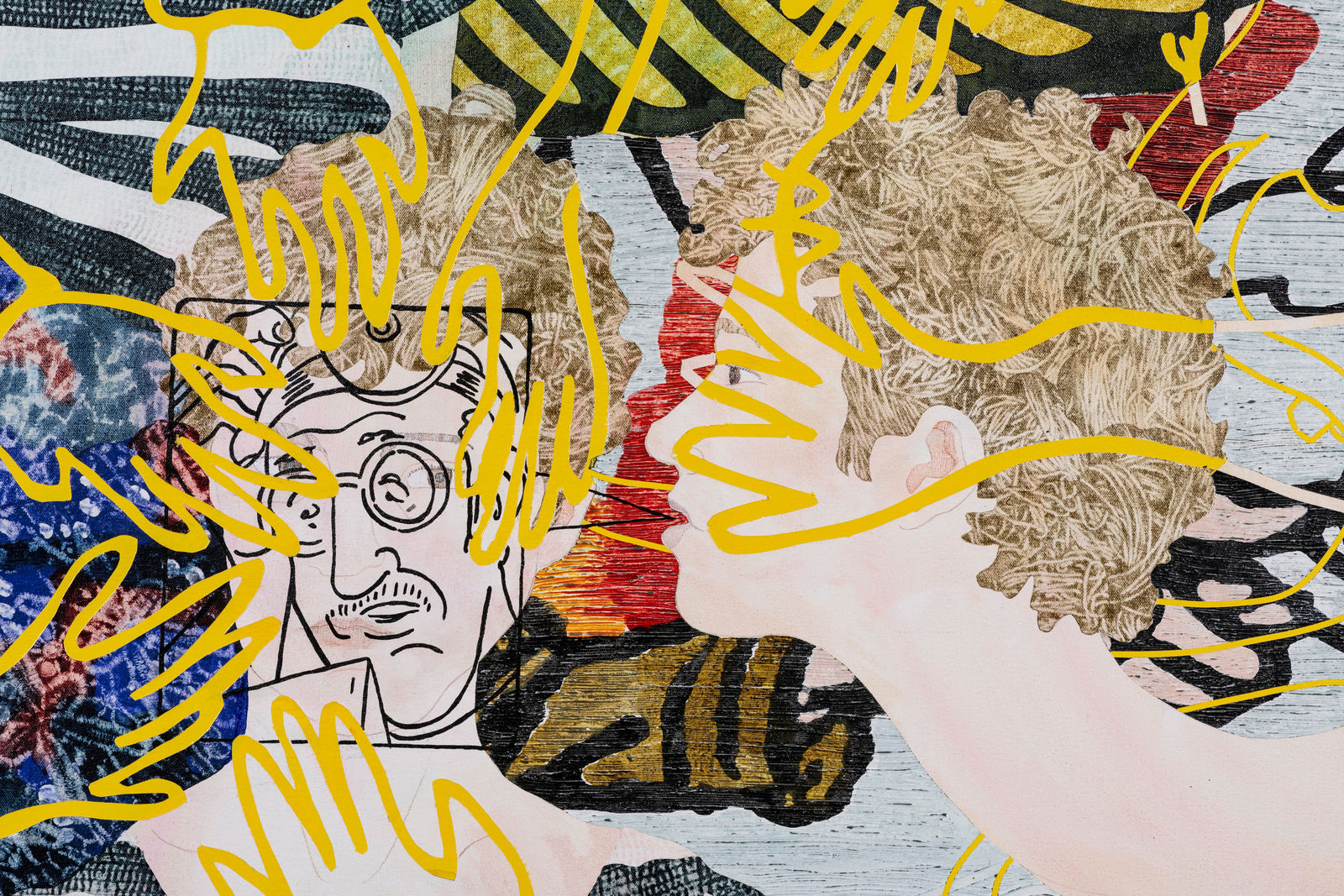 Helen Johnson, Self Portrait as Self-Conscious Left, 2019