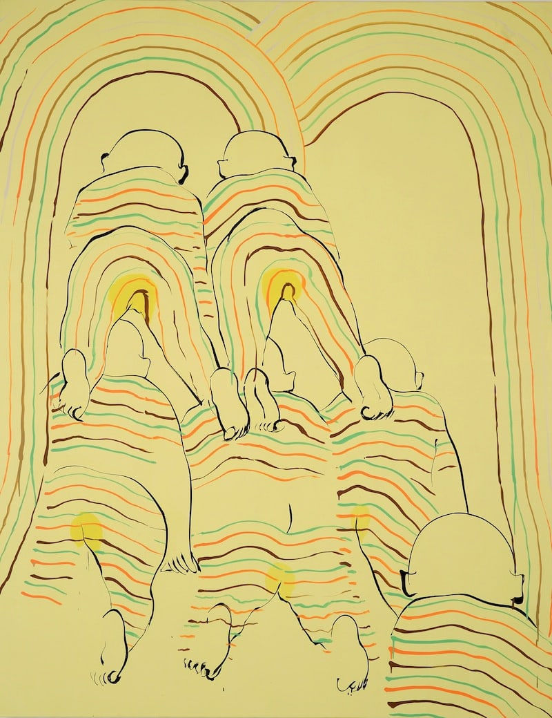 Tala Madani, Piss Rainbow, 2008