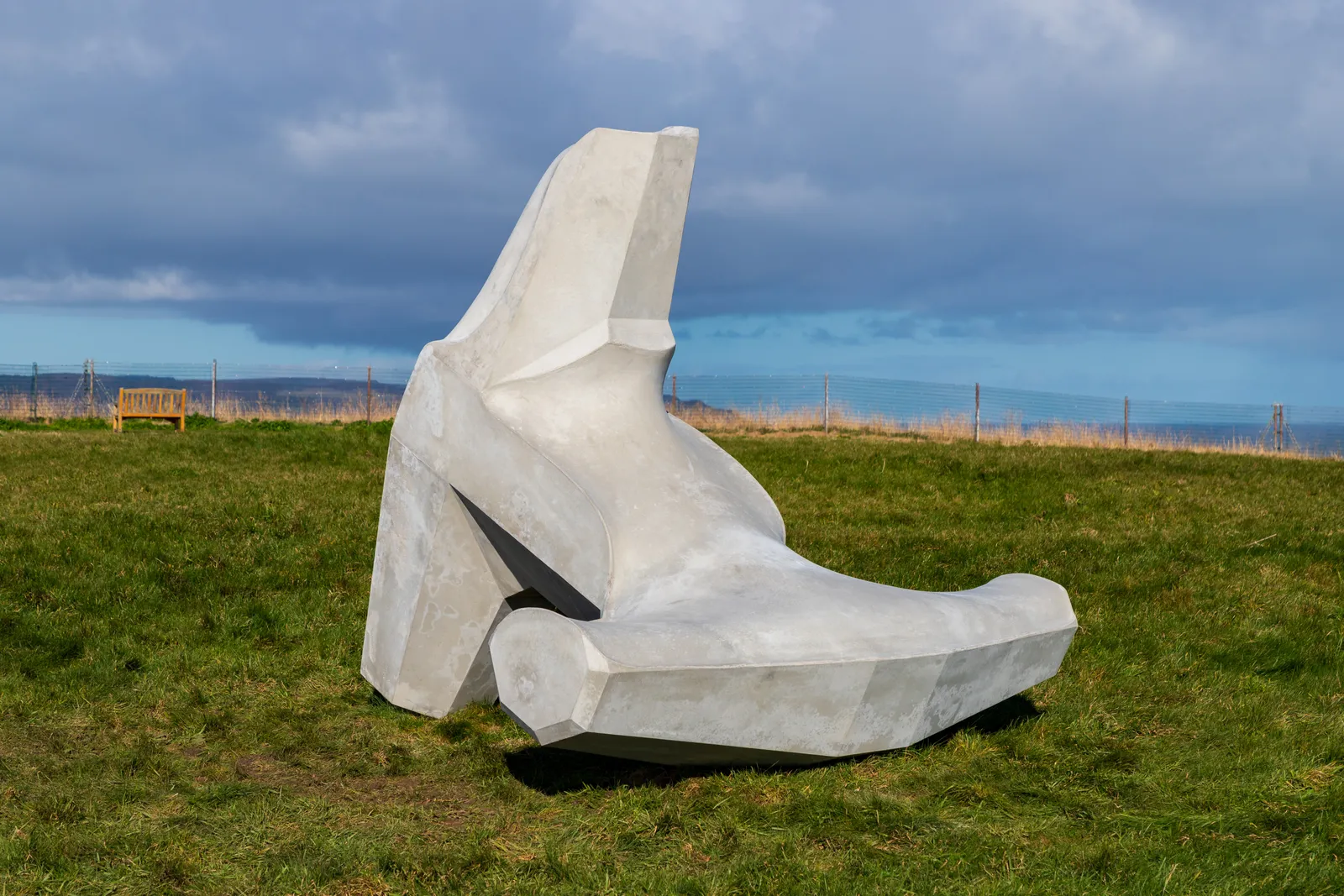 RYAN GANDER, We are only human (Incomplete sculpture for Scarborough to be finished by snow), 2022