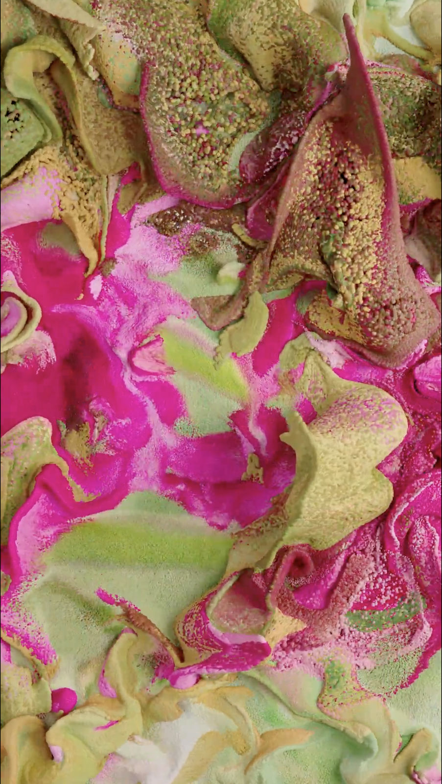 REFİK ANADOL, MACHINE HALLUCINATIONS: PERENNIAL PIGMENTATIONS-A, 2022