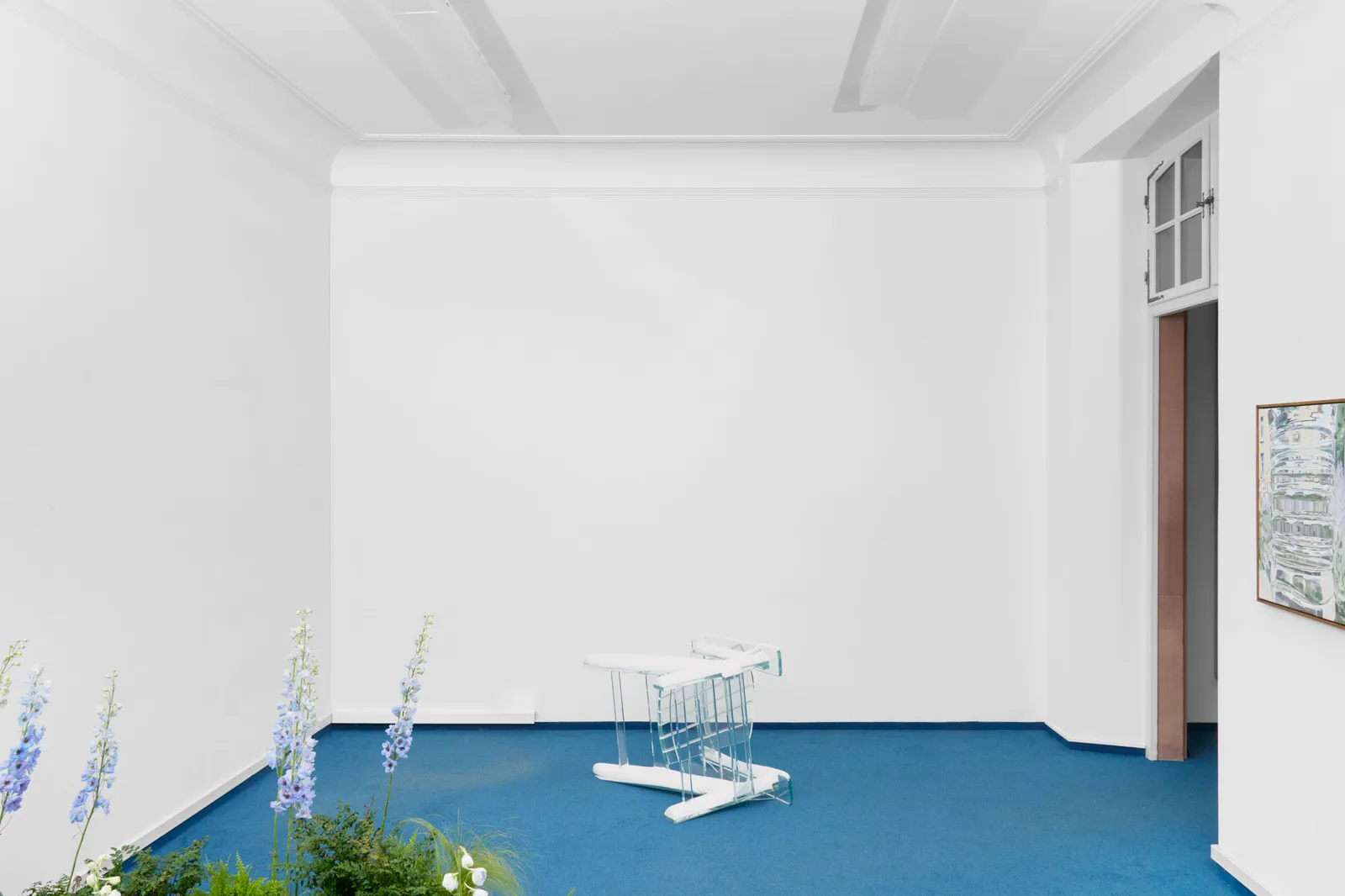 RYAN GANDER, A toppled Adirondack chair after a snowfall, 2022