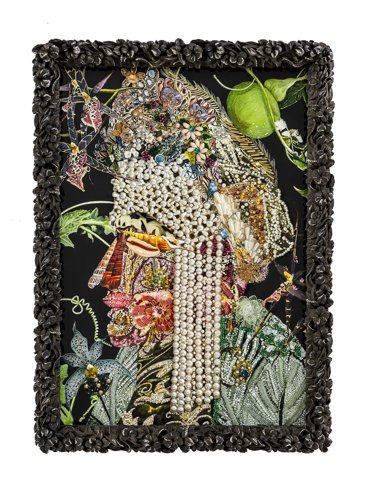 LAL BATMAN, His Face, Framed in Thorns, 2025