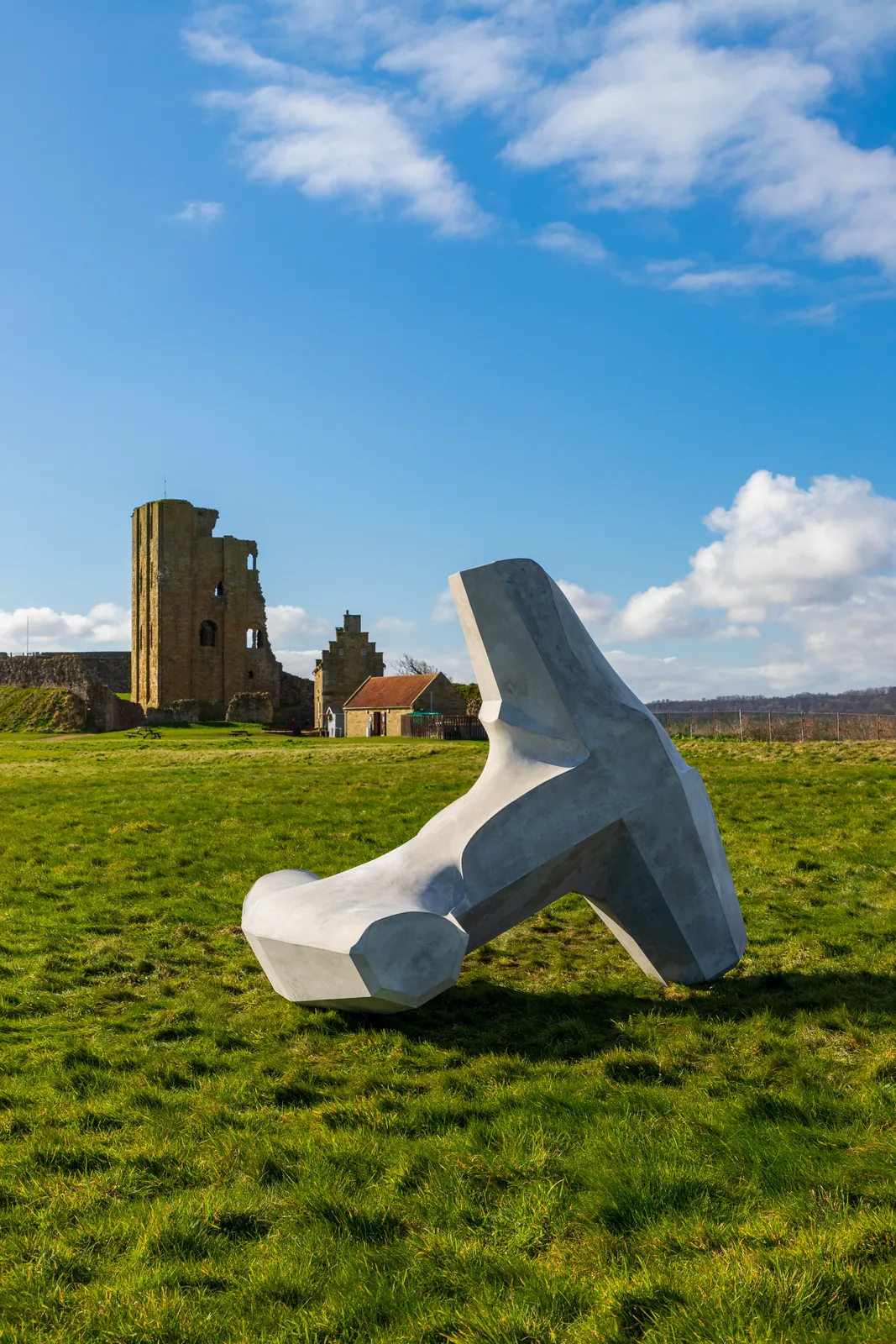RYAN GANDER, We are only human (Incomplete sculpture for Scarborough to be finished by snow), 2022