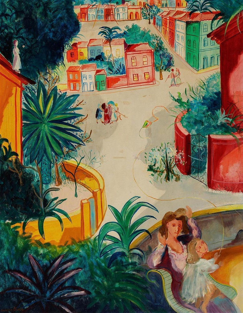 CÍCERO DIAS, Paisagem com figuras, Década de 1960