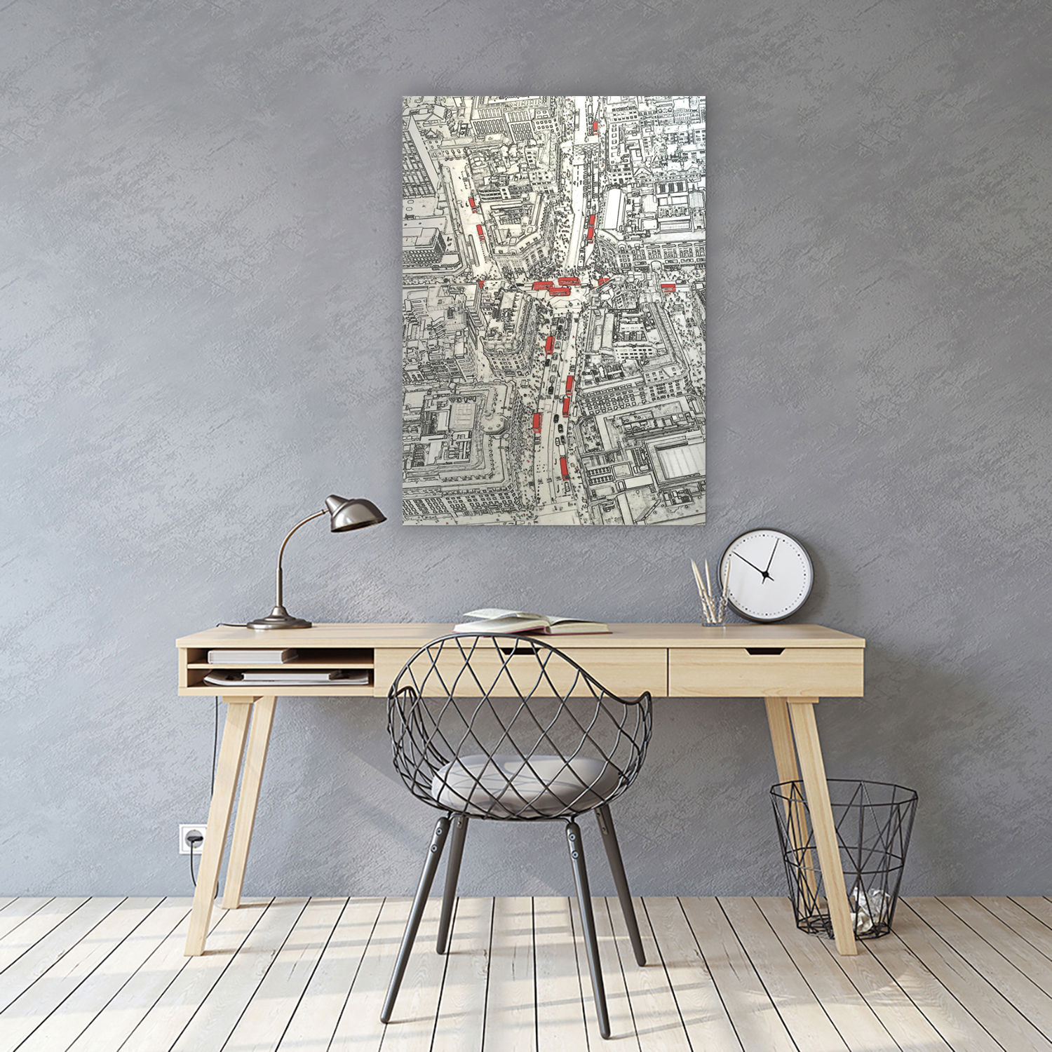 Michael Wallner, Oxford Street from Above, 2023