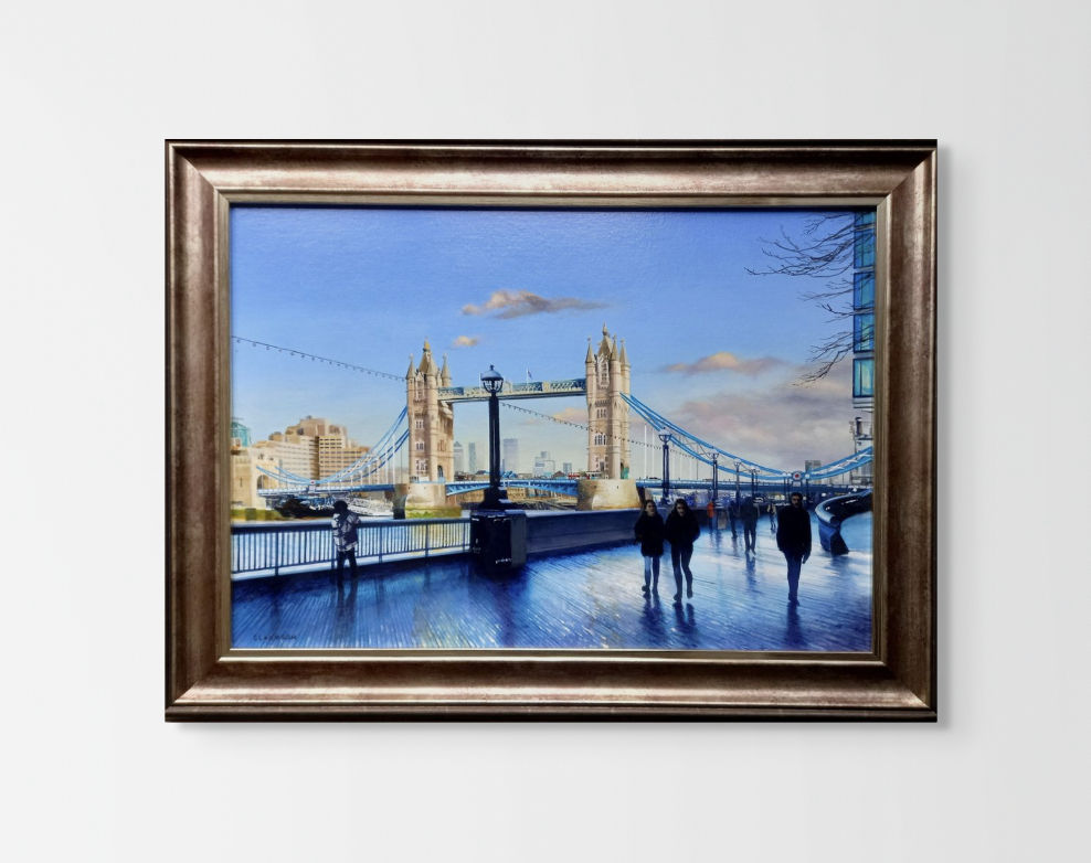 Kevin Clarkson, Southbank Winter Afternoon