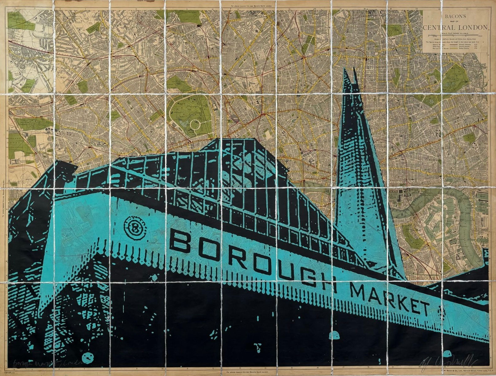 Angela Morris-Winmill, Borough Market - Tiffany Ink, 2025