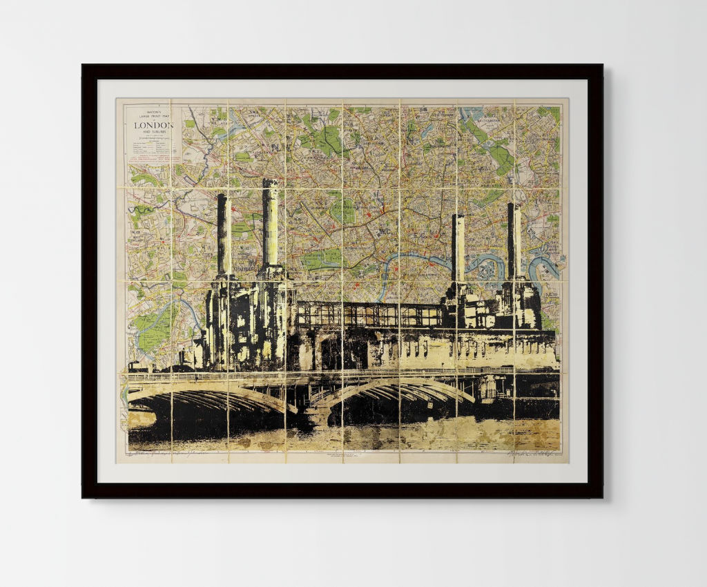 Angela Morris-Winmill, Battersea Power Station, Gold Leaf/Foil Mix