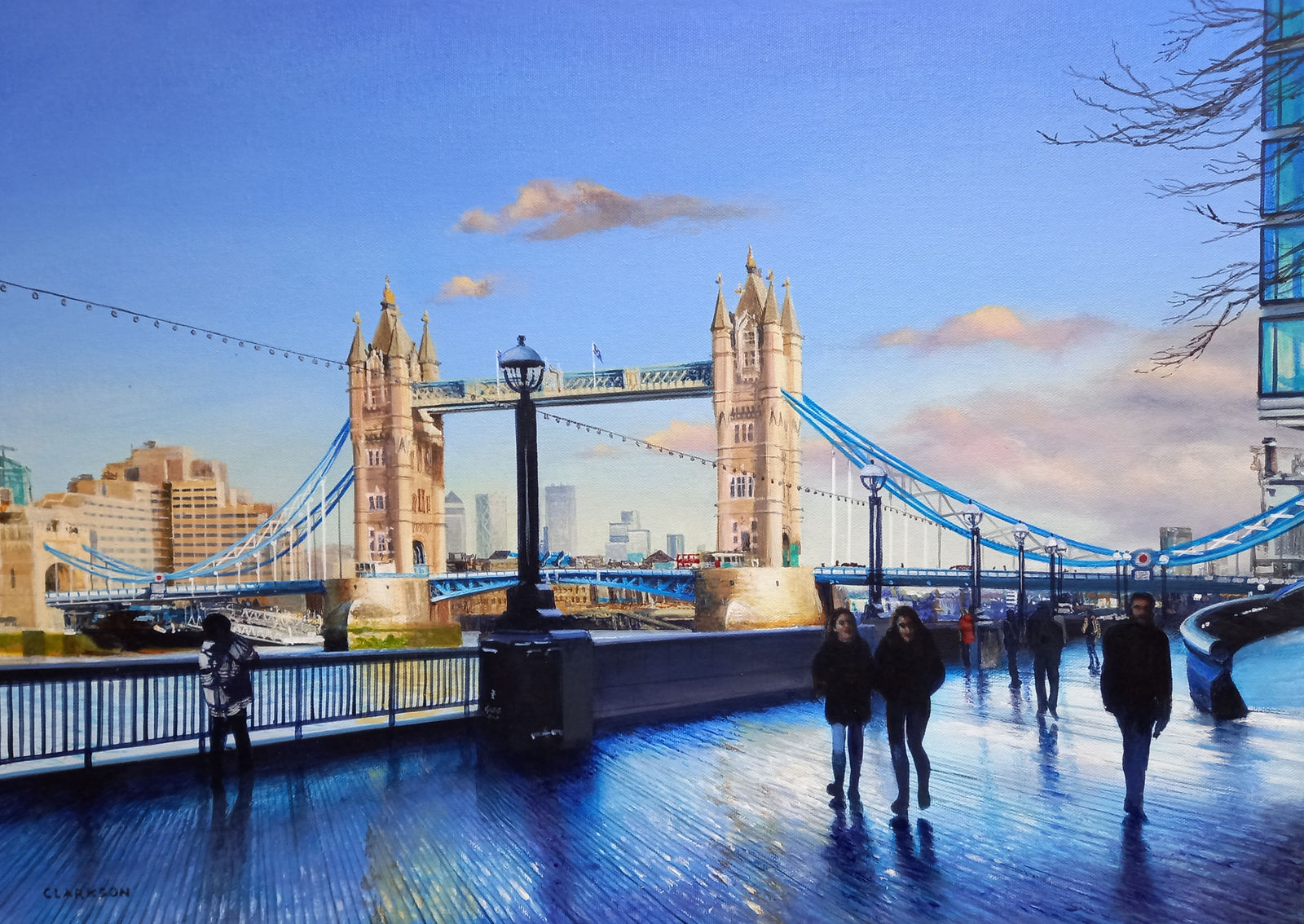Kevin Clarkson, Southbank Winter Afternoon