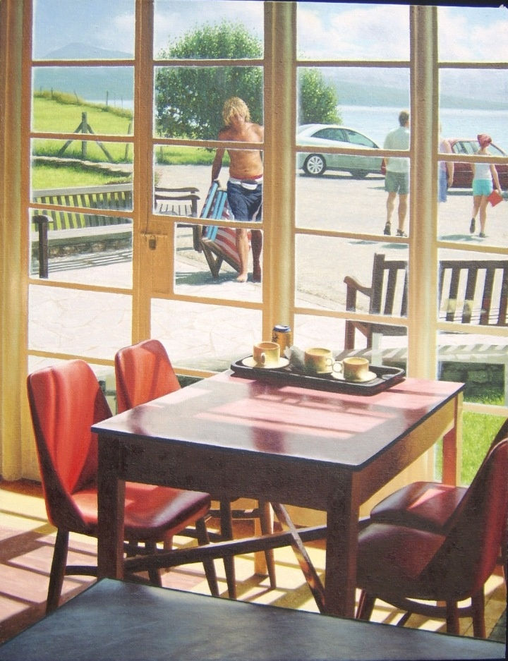 Visit to the beach cafe