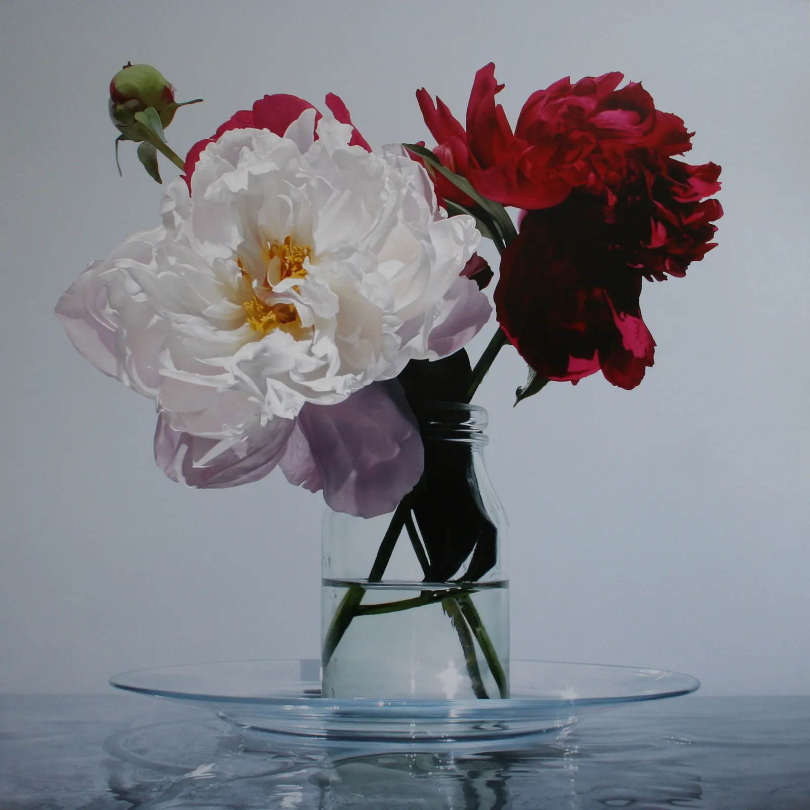 A Little Plate of Peonies