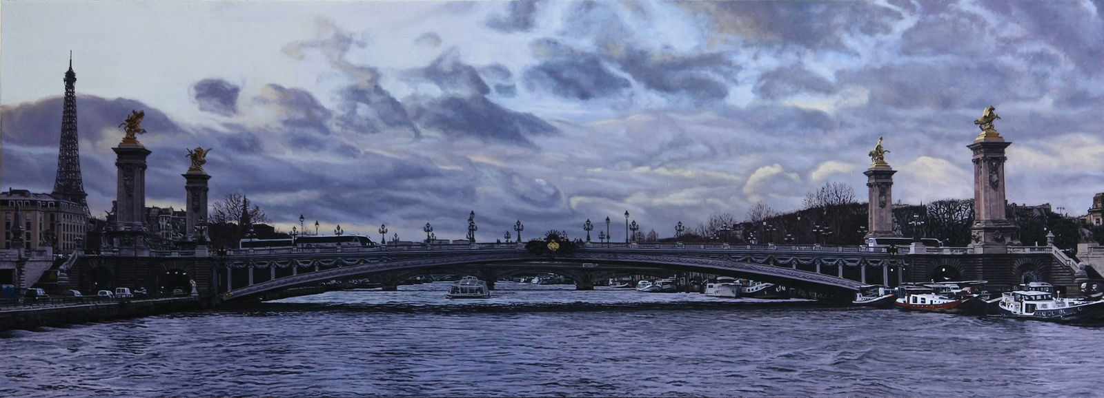 Atardecer en el Sena I