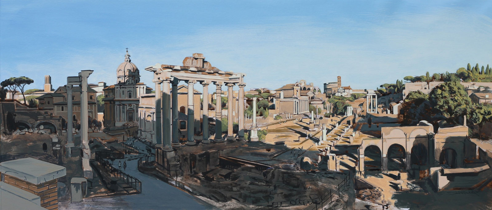 Study: The Forum, Rome (late afternoon), 2013