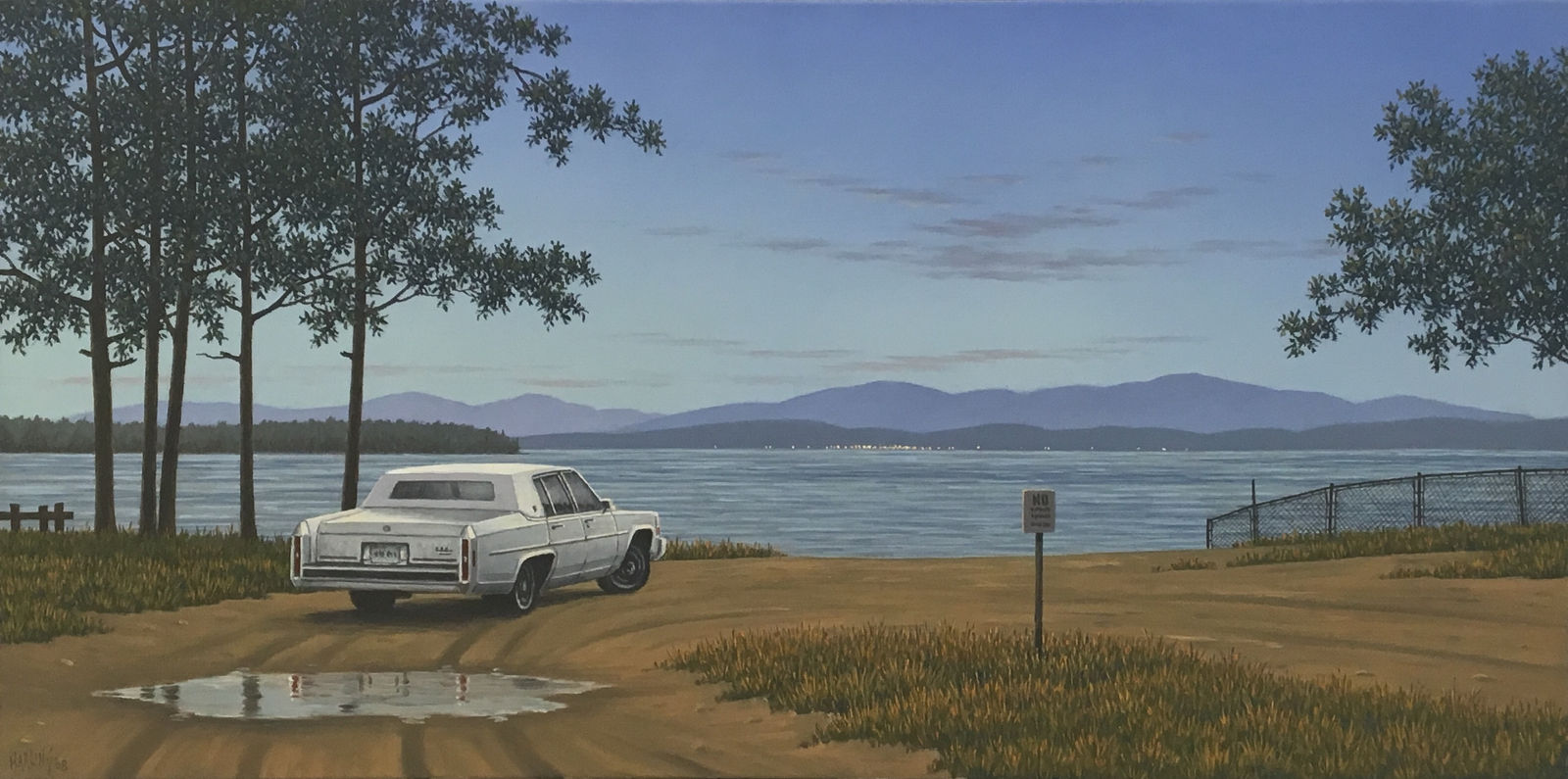 Boat Landing Near Glendale, NH, Evening