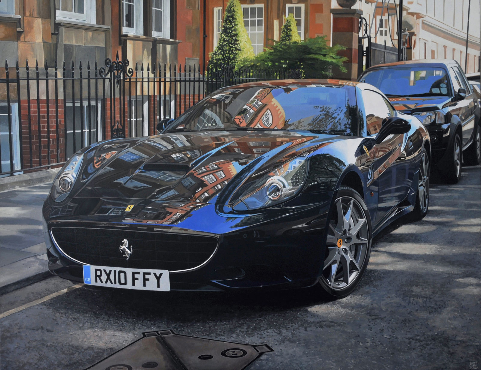 Moscow road/Ferrari California