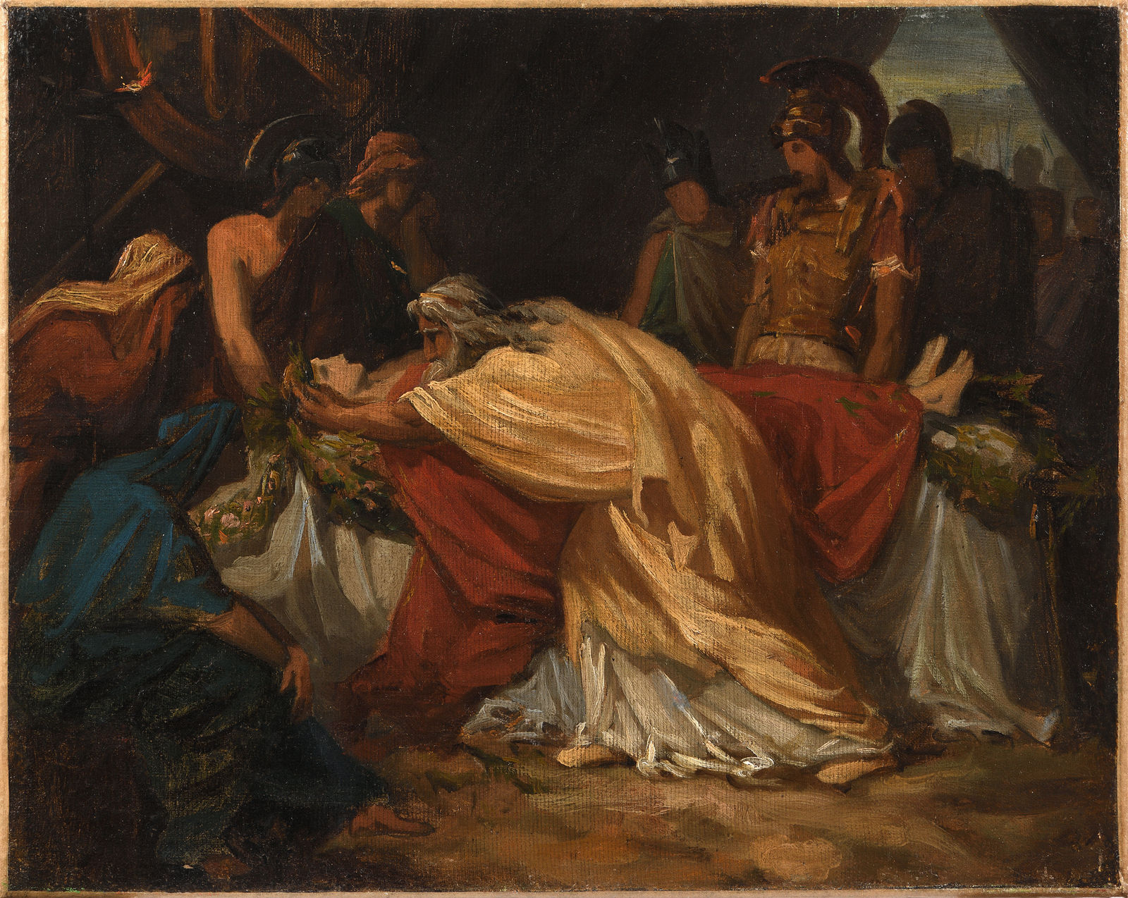 Neoclassical School, Early 19th Century, The Return of Priam with the Body of Hector