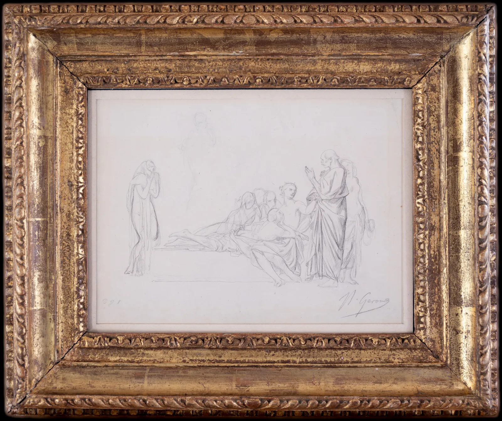 Jean-Léon GÉROME (Vesoul 1824 - 1904 Paris), A philosopher discoursing