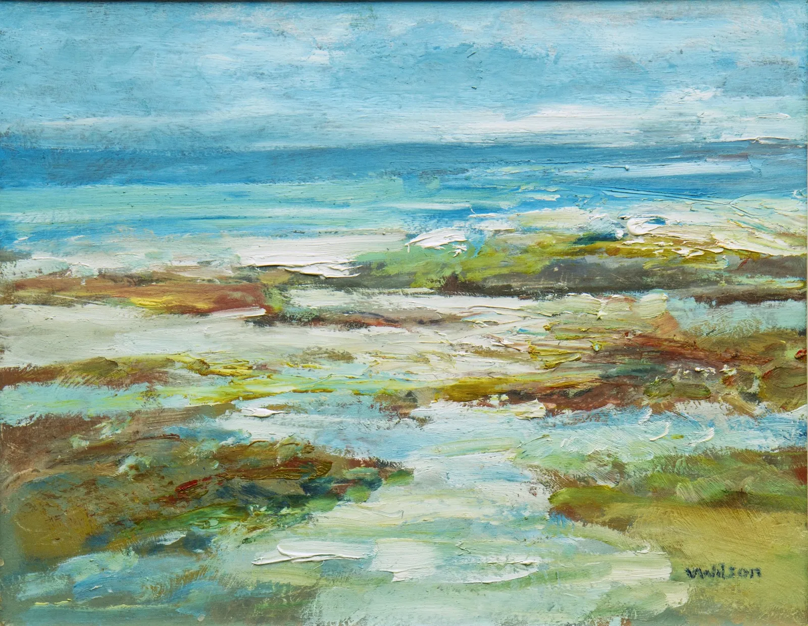 Vincent Wilson, Tide Flowing In, Talland Beach, 2014
