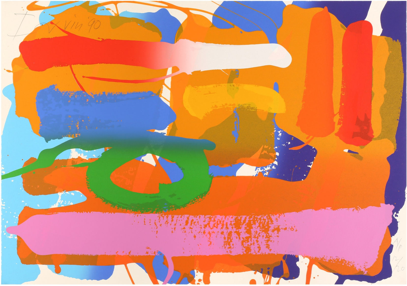 Albert Irvin RA, Rutland, 1990