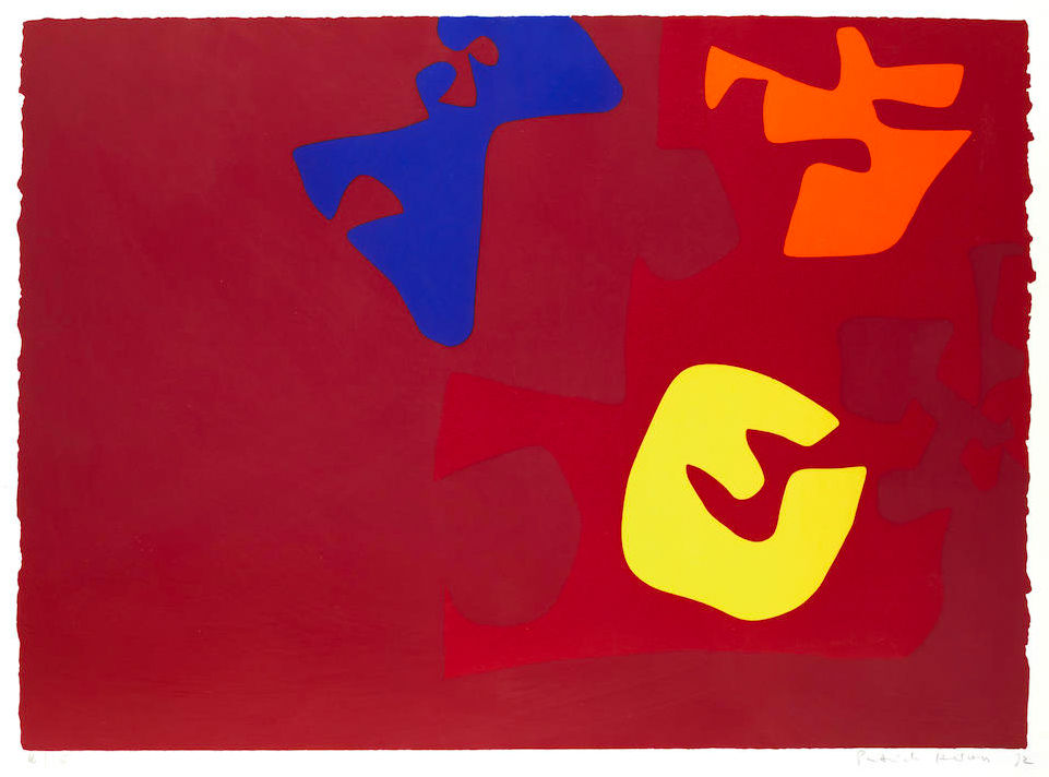 Patrick Heron CBE, Untitled Composition from The Rothko Memorial Portfolio, 1972