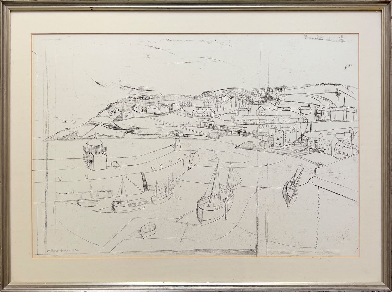 Wilhelmina Barns-Graham CBE, St Ives from The Gap, 1950