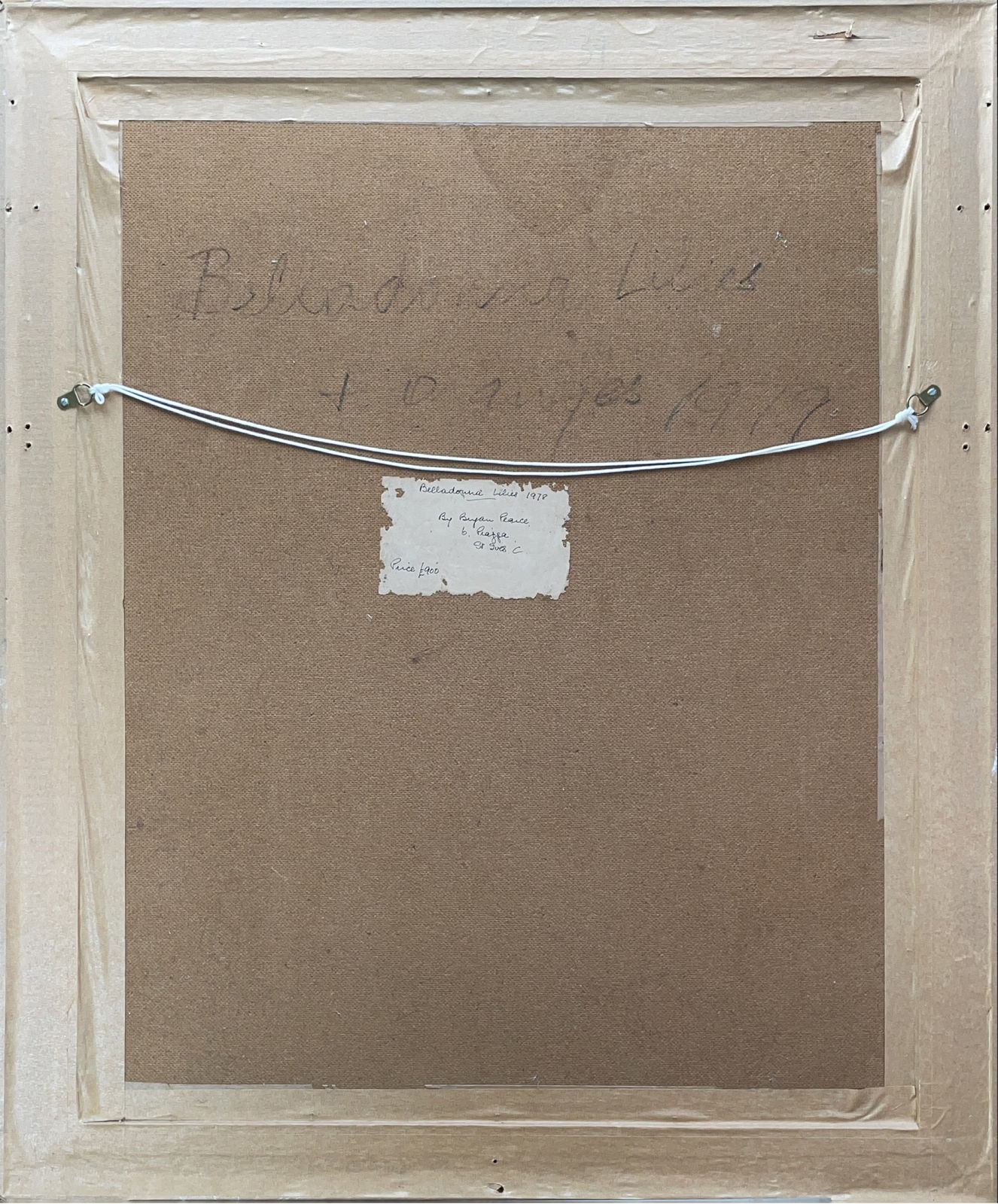 Bryan Pearce, Belladonna Lilies and Oranges, 1979