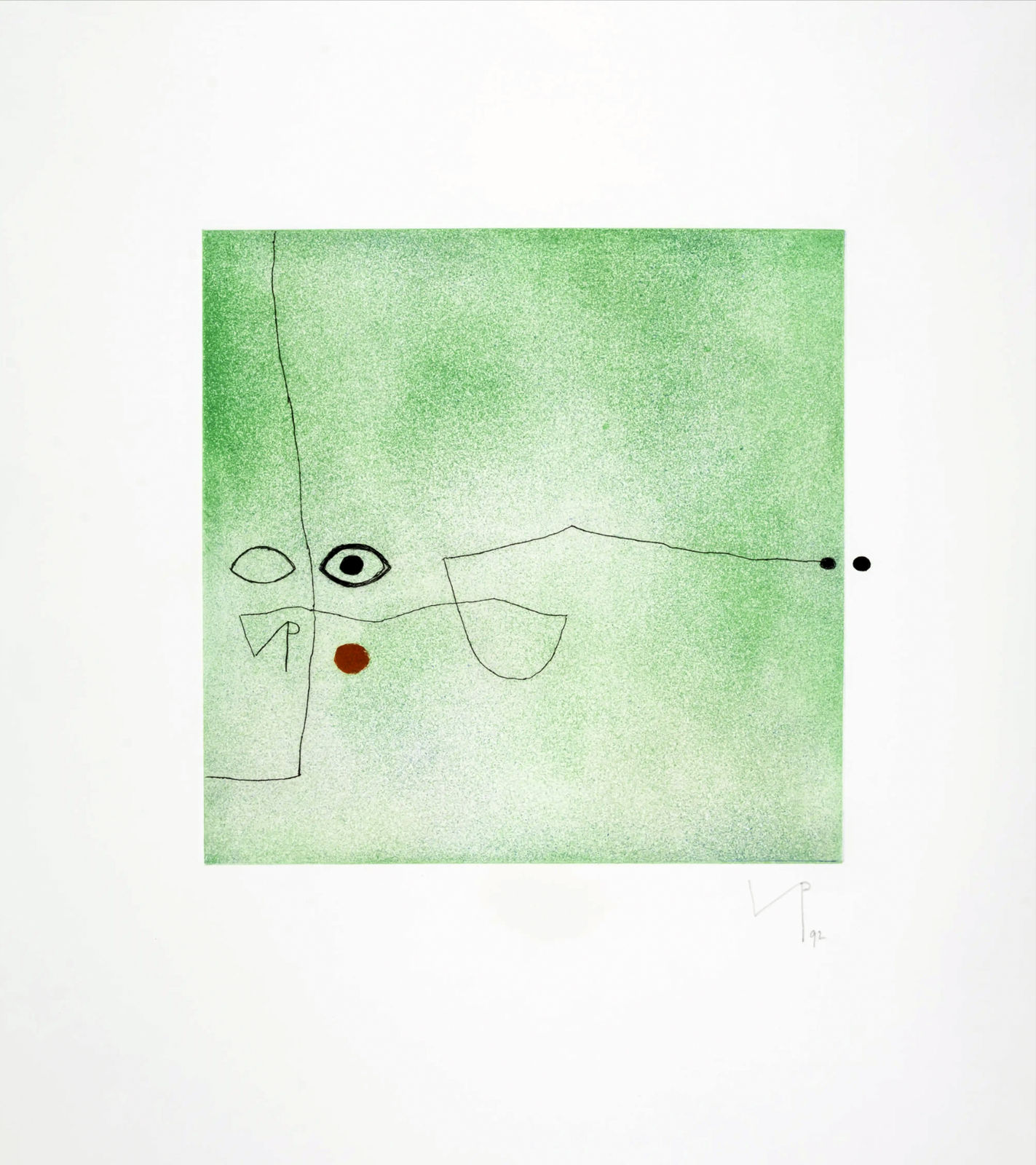 Victor Pasmore CH CBE, Images on the Wall C (Lynton G72c), 1992