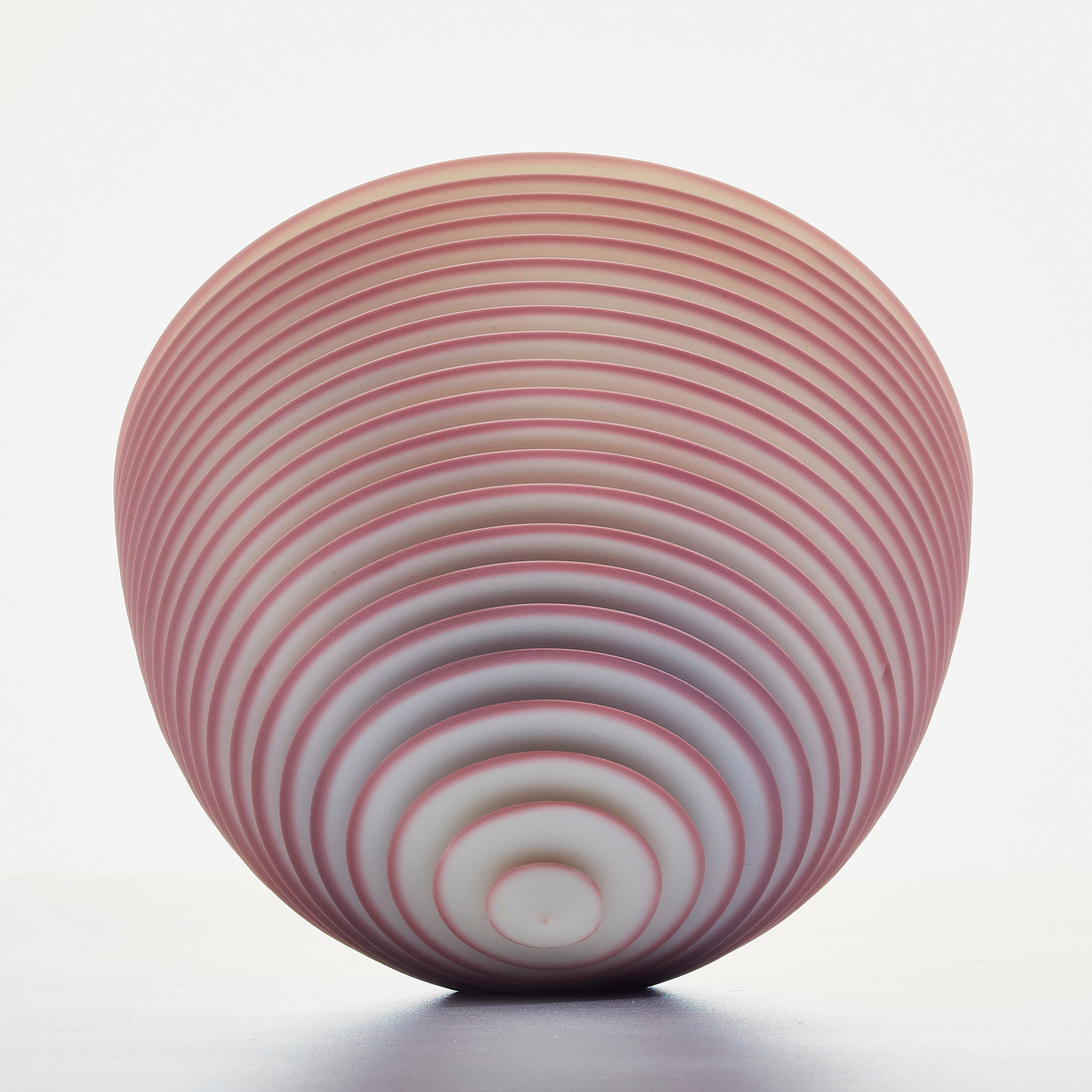 Nicholas Lees, Medium Blue/Red Floating Bowl, 2021