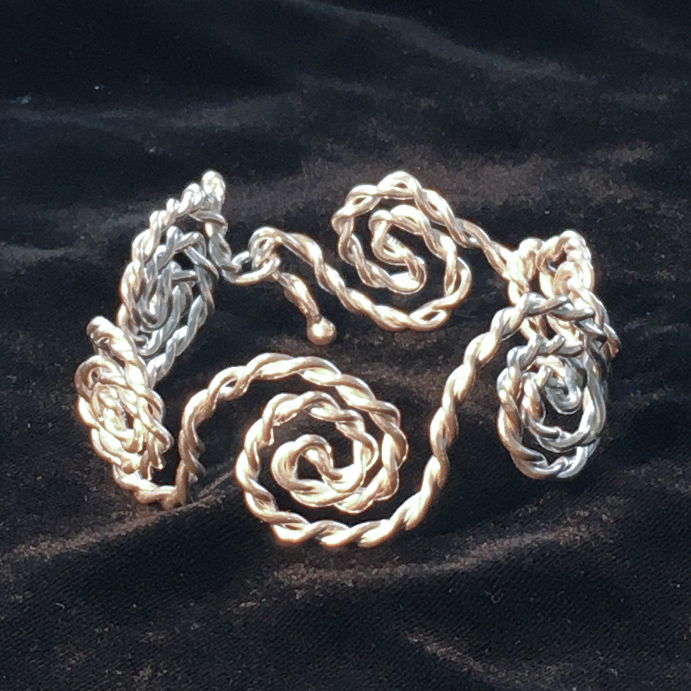 Helen Feiler, Silver 'Spiral Rope' Bracelet, 2019