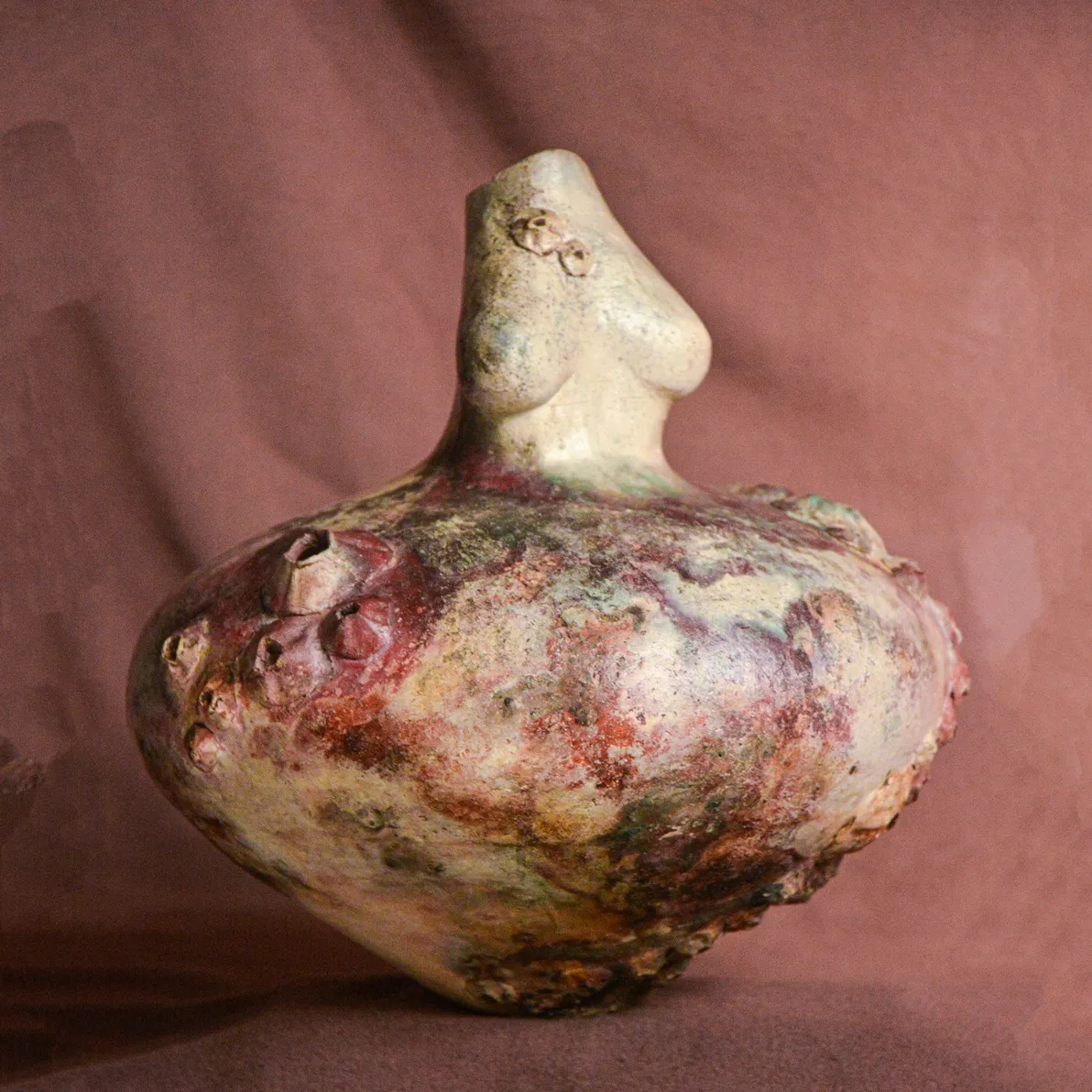 Rhiannon Petrucci, 'Pearl of the Ocean' Original Form Goddess Vessel, 2025